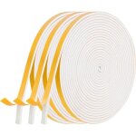 Joint fenetre isolation, joint porte mousse adh�sif 3 rouleaux 9 mm x 2 mm x 6 m multi - fonction caoutchouc ...