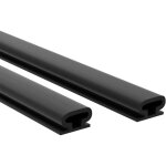 Joint de porte autocollant en caoutchouc en forme de d - 6 m, coupe - vent, anti - poussi�re et insonorisant ...