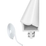 Joint de porte caoutchouc contre 10m, bruit et la poussi�re joint de porte, largeur de rainure 4mm profondeur ...