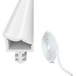 Joint de porte caoutchouc contre 15m, bruit et la poussi�re joint de porte, largeur de rainure 4mm profondeur ...