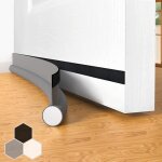 Joint de porte coupe - vent auto - adh�sif pour portes, 94 cm sous porte coupe - vent isolable balai ...