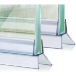 Joint de porte de douche pour paroi de douche de 3m - guide d'eau �tendu - joint de porte de douche id�al ...