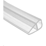 Joint de porte de douche en u 200 cm pour porte de douche en verre de 6 mm d'�paisseur, transparent