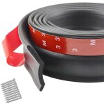Joint de porte de garage universel de 3 m, bande d'�tanch�it� en caoutchouc pour porte de garage multifonction ...
