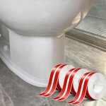 Joint salle de bain, ruban calfeutrage silicone autocollant anti - moisissure blanc - joints �tanch�it� ...