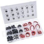 Joints torique d'�tanch�it� rondelle en caoutchouc, 141pcs en 18 tailles assortiment faucet washer �tanch�it� ...