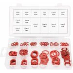 Zvd - joint torique - kit de rondelles plates en fibre de papier d'acier rouge joint d'isolation assorti ...