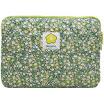 Jolie pochette � motif floral pour ordinateur portable et tablette, compatible avec macbook, ipad 12. ...