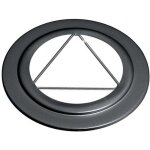 Joncoux rosace � ressorts pour tuyau email 0, 7 mm - 125 - noir