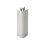 Jonction d'angle 90� en aluminium anodis� ? hauteur 100 mm ? compatible avec plinthes 13 mm ? finitions ...