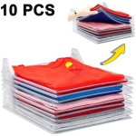 Jormftte - lot de 10 armoires pliantes pour tee - shirts, s�parateurs de v�tements, organiseurs de fichiers ...