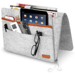 Jormftte - sac de rangement de chevet en feutre avec poches, organiseur � suspendre pour bureau, canap� ...