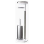 Joseph joseph easystore? porte - papier toilette autoportant avec brosse de toilette flex steel, acier ...