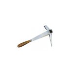 Jouanel - marteau de couvreur � droite, forg�, manche cuir - r�f: macd