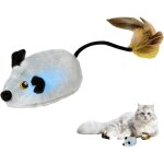 Jouet automatique pour chat - souris rechargeables lumineuse - jouet