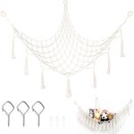 Jouet hamac pour animaux en peluche hamac en rangement pour jouet filet coin suspendu support de rangement ...