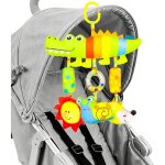 Jouet de sige de voiture pour bb, jouet de poussette, fournitures double face dans la voiture, sensoriel ...