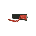 Jpm ? barre anti - panique securichauffe 271 rouge gauche ? longueur 700 mm ? non r�versible ? compatible ...