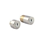 Jpm ? cylindre de serrure keso 4000s omega ? 50 mm ? 4 cl�s avec carte de reproduction ? cl� active anti ...