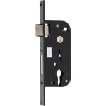 Jpm - serrure � larder multibat � profil europ�en axe 40mm finition noir � bout carr� sans g�che 218300 ...