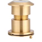 Judas de porte  angle de vision large de 28 mm avec couvercle de confidentialit robuste dor