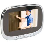 Judas de porte numrique, sonnette vido de dtection de mouvement rechargeable 4, 3 pouces mp cran lcd ... Judas de porte numrique, sonnette vido de dtection de mouvement rechargeable 4, 3 pouces mp cran lcd ...