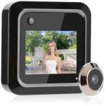 Judas de visionneuse de porte, visionneuse de porte � piles, appartement hd de s�curit� grand angle de ...