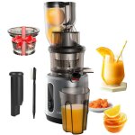 Juicer � la presse froide, presse - agrumes � mastic �lectrique, goulotte d'alimentation de 75 mm de ...