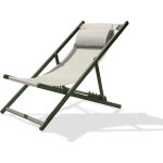 Citygarden - julia - chilienne de jardin en toile plastifiéee et aluminium - city garden Citygarden - julia - chilienne de jardin en toile plastifiéee et aluminium - city garden