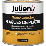 Julien - sous - couche pour plaques de pl�tre cartonn�es - aspect mat blanc 2, 5l