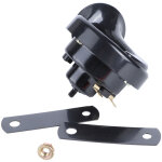 Julihai klaxon d'escargot de moto, 12 v, 110 db, 510 hz, �tanche, noir