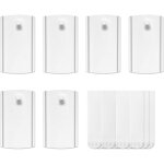 Jumbo universal adhesive picture hanger, 6 picture hangers, 16 large removable adhesive strips, damage ...