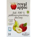 Jus de pomme et de poire royal apple 100 %, 3 l - nfc, pressé Jus de pomme et de poire royal apple 100 %, 3 l - nfc, pressé