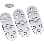 Jusch - 3 pcs alliage charnires de table acier inoxydable charnires porte pliant rabat charnires table ... Jusch - 3 pcs alliage charnires de table acier inoxydable charnires porte pliant rabat charnires table ...