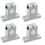 4x sk16 support d'arbre lin�aire 16mm cnc unit�s de glissi�re � billes � mouvement lin�aire support de ...