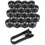 Jusch - cache ecrou 19 mm, 20 pi�ces 19mm boulon ecrou couvre, capuchons protection hexagonal pour �crous ...