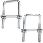 Jusch - u - boulons carr boulons en u, 70 x 110 mm u - bolts en acier inox, u - boulon m8 avec crou plaque ...