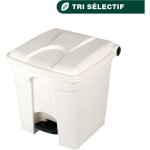 Jvd - container 30l blanc couvercle blanc - mat�riel professionnel