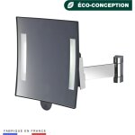 Jvd - miroir galaxy lumineux bras plat - mat�riel professionnel