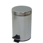 Jvd - poubelle à pédale 5l en inox finition miroir - matériel professionnel Jvd - poubelle à pédale 5l en inox finition miroir - matériel professionnel