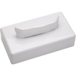 Jvd - sanibox bote mouchoirs rect. blanche - matriel professionnel
