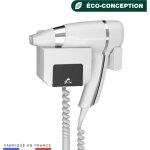 Jvd - s�che - cheveux brittony blanc + support frontal base - mat�riel professionnel