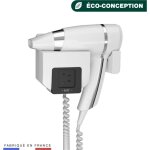 Jvd - s�che - cheveux brittony blanc + support frontal pr mt - mat�riel professionnel