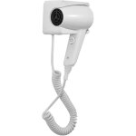 Jvd - s�che - cheveux mural glow blanc : 1400w, ioniseur int�gr�, support avec arr�t auto. �conomique ...