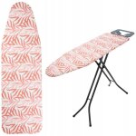 Kadax - housse de planche  repasser extensible 126x45 cm feuilles