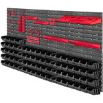 Planche � outils murale 156x78cm 101 pi�ces atelier garage coffrets - kadax