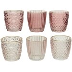 Photophore en verre rouge h 8 cm. pi�ce unique