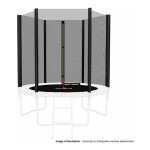 Kaia sports - filet de s�curit� ext�rieur universel pour trampoline � 6ft / 185cm, 6 perches