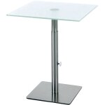 Ebinger, table d'appoint rglable en hauteur, l x p 450 x 450