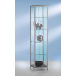 Frankel kaiserkraft, vitrine colonne link, 4 tablettes, porte Frankel kaiserkraft, vitrine colonne link, 4 tablettes, porte